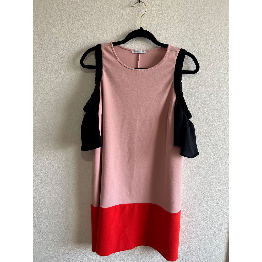 ZARA contrasting colored dress size L